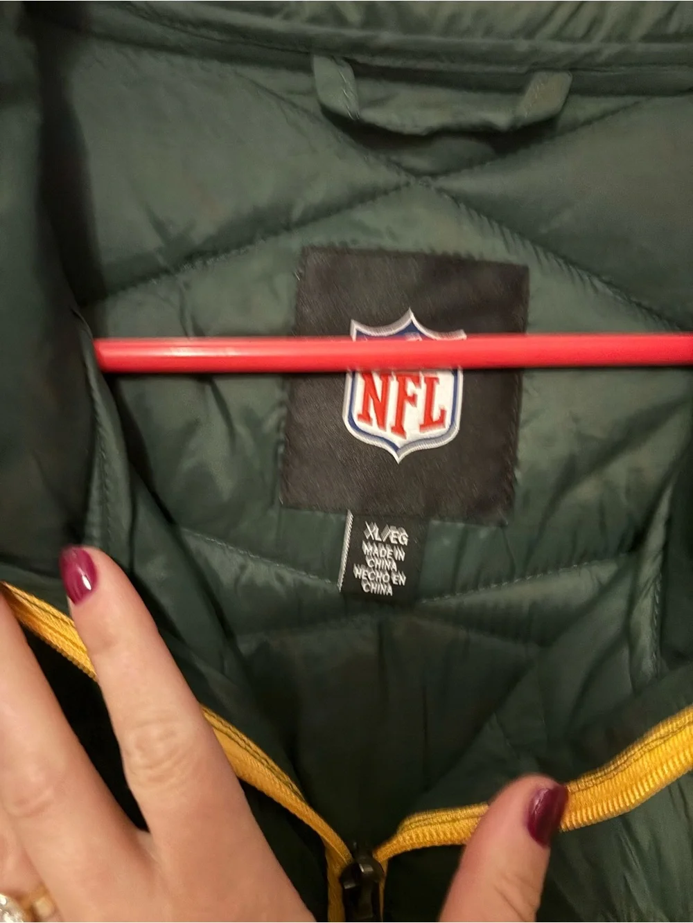 NFL men’s size